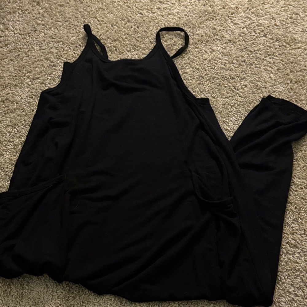 Black Sleeveless Jumpsuit